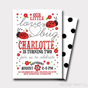 Invitation Danniversaire Coccinelle Love Bug Invitation Etsy Invitation Danniversaire Coccinelle Love Bug Invitation Etsy