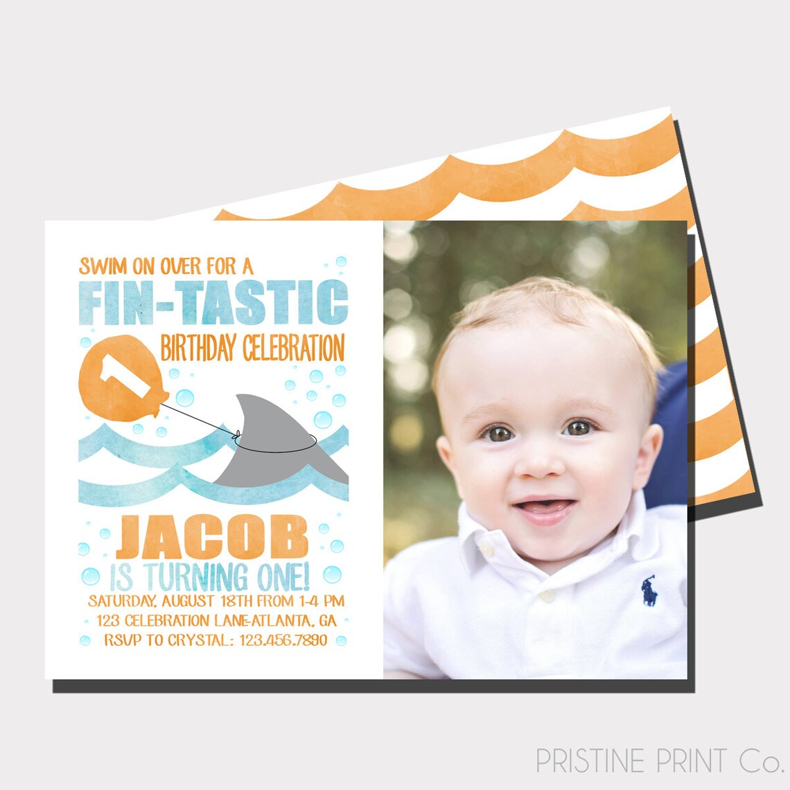 Shark Birthday Invitation Pool Party Birthday Invitation Etsy
