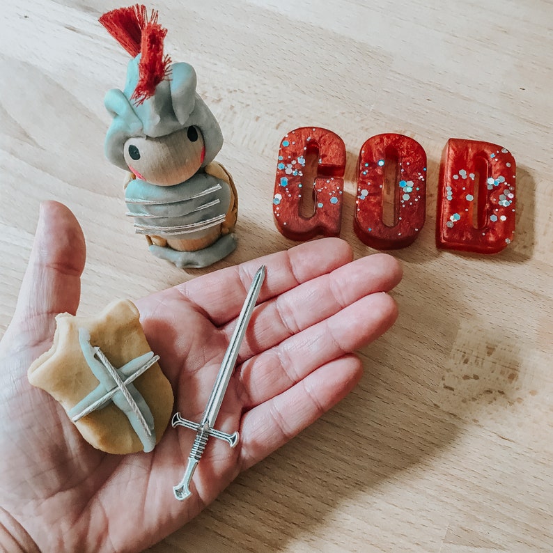 Armor of God Playdoh Kit Bible Craft Bible Playdoh Kit Etsy