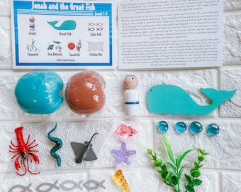 Jonah and the Whale Playdough Kit, Bible Story Sensory Toy