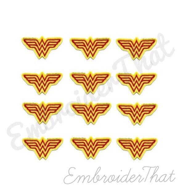 UNCUT RTS Woman Logo applique embellishment felties (12