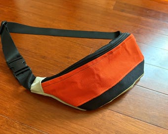 Bolsa de cintura/pochete reciclada do Anaheim Ducks