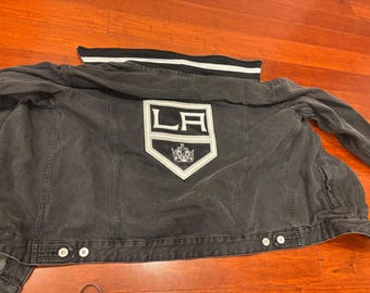 Los Angeles Kings Upcycled Jean Jacket (Medium/Large)