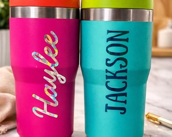 Personalize Everything-  Custom Vinyl Name Decal (decal only)