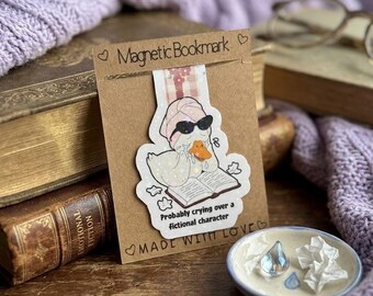 Cute Magnetic Bookmark | Handmade Bookmark | Planner Accessory | Book Lover Gift | Teacher Gift | Back to School | Custom Bookmark