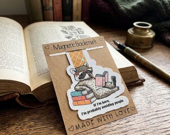 Cute Magnetic Bookmark | Handmade Bookmark | Planner Accessory | Book Lover Gift | Teacher Gift | Back to School | Custom Bookmark