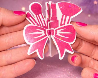 Custom Pop-Open Business Cards | Interactive Die-Cut Design for Small Business