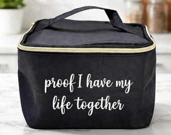 Personalized Journal Storage Bag | Pencil Case, Sticker Organizer & Makeup Bag | Custom Vinyl Options!