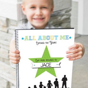 All About Me Book // Yearly Interview Questionnaire for Kids | Etsy