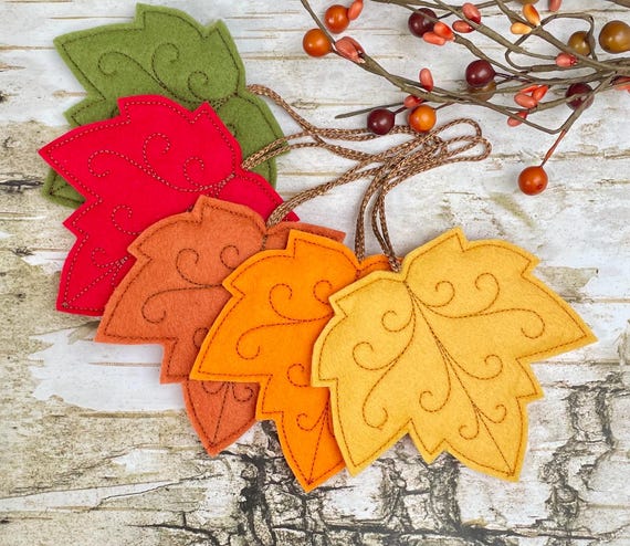 Maple Leaf Ornament, Fall Leaf Ornament, Fall Decorations, Autumn Leaves Decoration