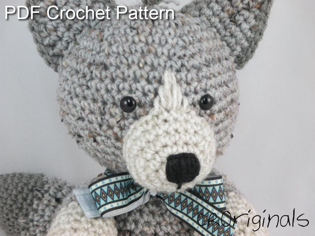 Wolf Pattern Amigurumi Pattern Crochet Stuffed Wolf Crochet - Etsy Canada
