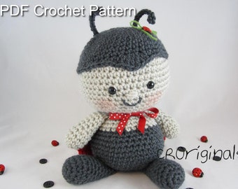 Ladybug Amigurumi, Amigurumi Pattern, Crochet Stuffed Ladybug, Amigurumi Ladybug Pattern, Ladybug Pattern