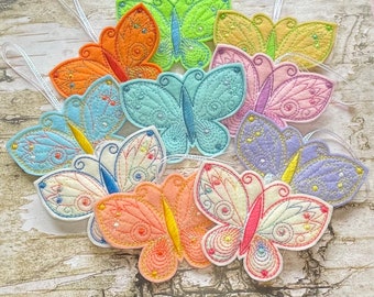 Spring Decorations, Butterfly Ornament, Felt Butterfly Decoration,  Spring Ornaments