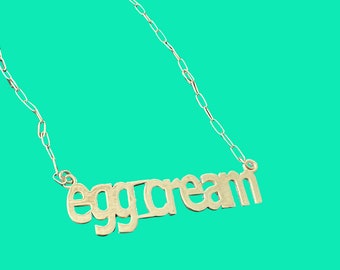 EGG CREAM pendant