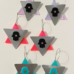 Big Bad Jewish Star earrings