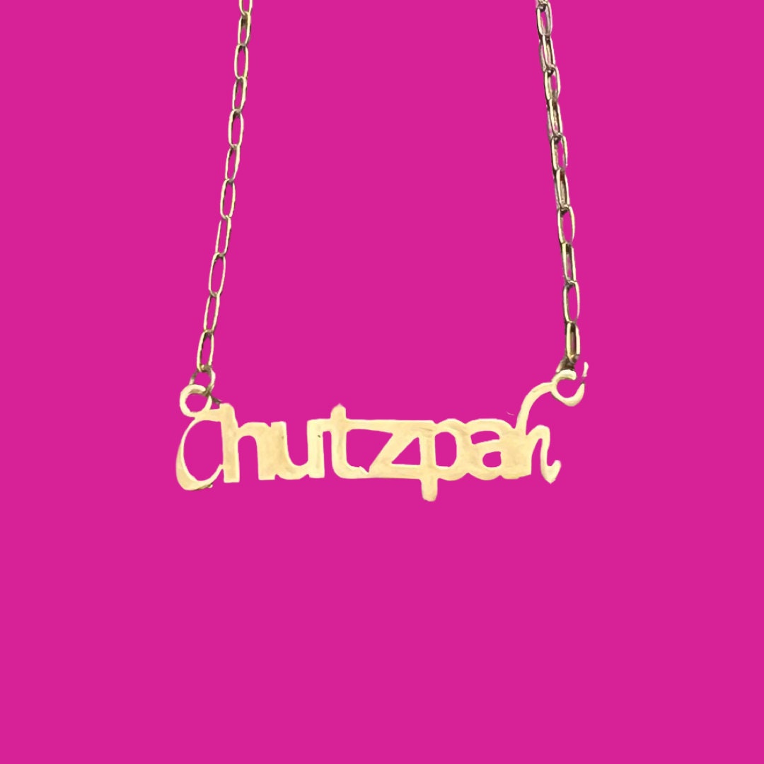 Chutzpah Chutzpah Shirt Cheeky Shirt Cheeky Hutzpa 