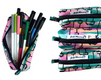 Pencil Case (Rhinoceros Print), School Supplies, Pencil Pouch, Art Supplies Pouch, Funny Pencil Case, Funny Animals