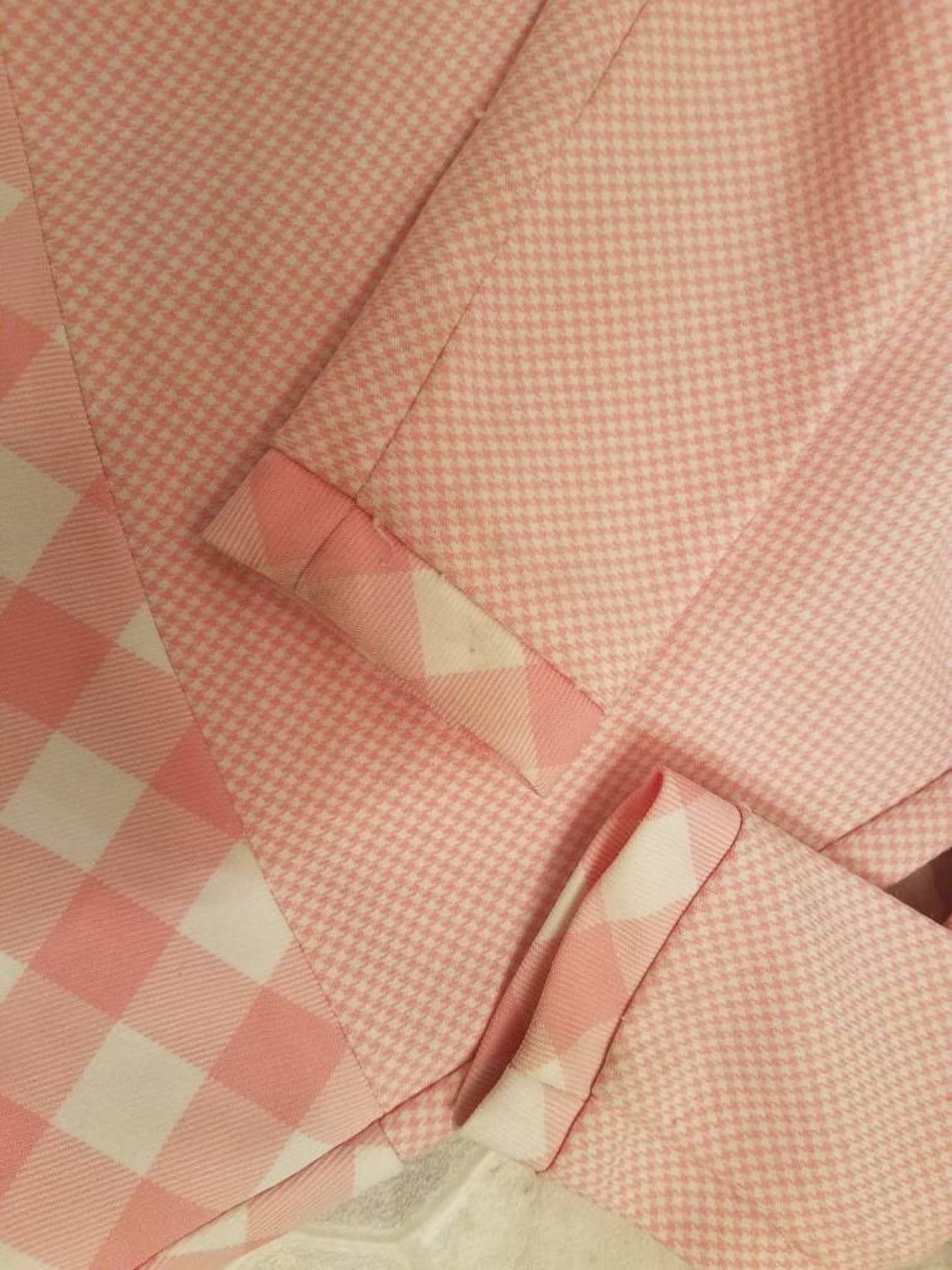 Vintage 70s Ruth of Carolina Pink Checkered Applique Dress - Etsy