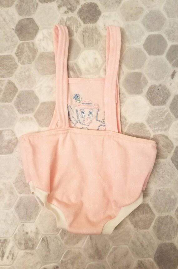 Adorable Vintage K-Mart Peach Pink Octopus Baby G… - image 3