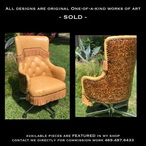 Western office chair - Sold!