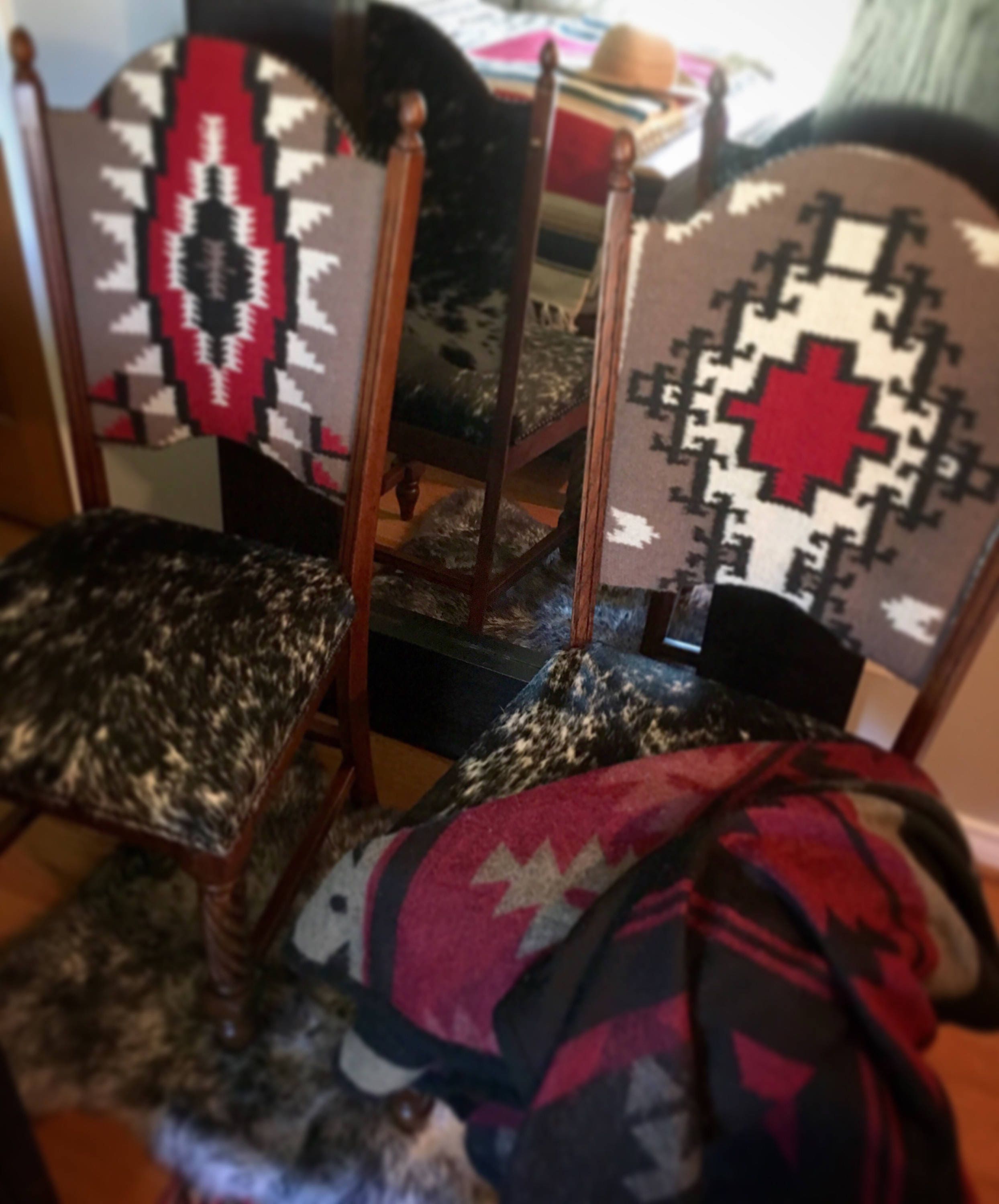 Navajo Chairs Cowhide SOLD Etsy