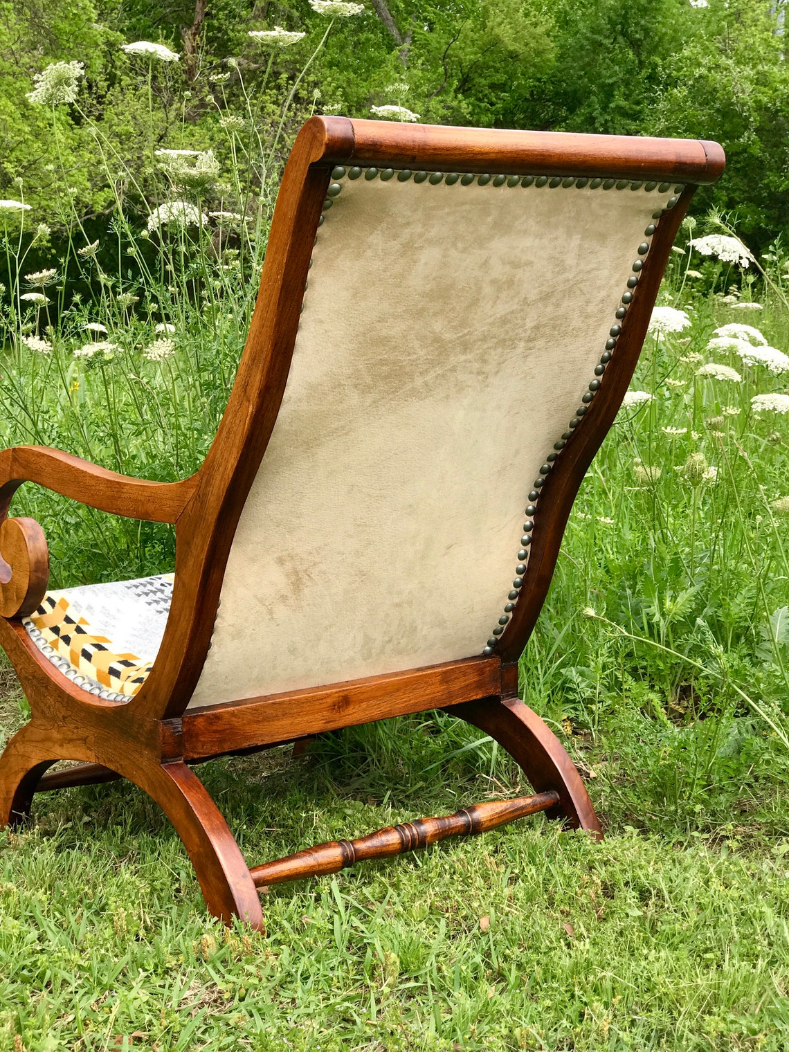 Pendleton fabric wool chair SOLD Etsy