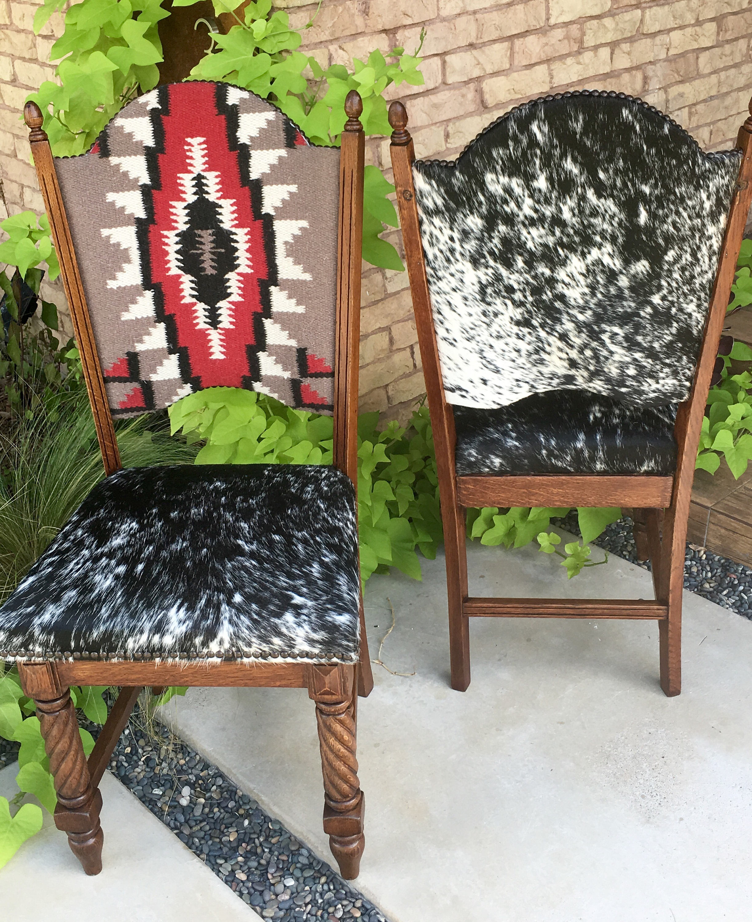 Navajo Chairs Cowhide SOLD Etsy