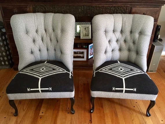 Western Style Chair Set Etsy