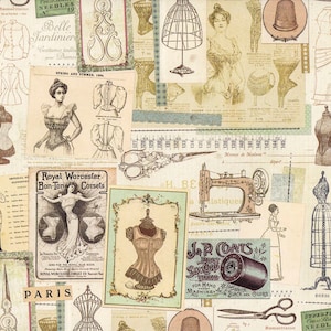 Corsets et Bustiers - Geschenkpapier aus Italien
