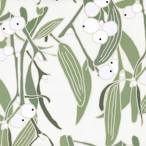 Mistletoe - Geschenkpapier Weihnachten aus England