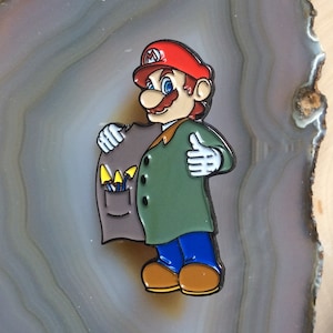 Mario Mushroom Dealer Pin
