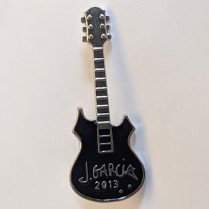Pin vintage de guitarra de Jerry de Grateful Dead