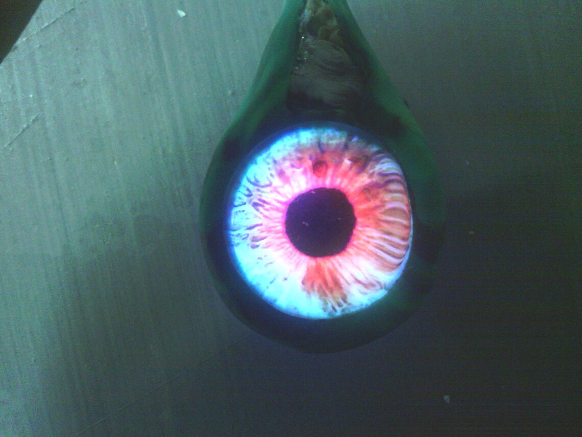 Third Eye LED Light up Pendant Color Change/ Glow in the Dark Etsy
