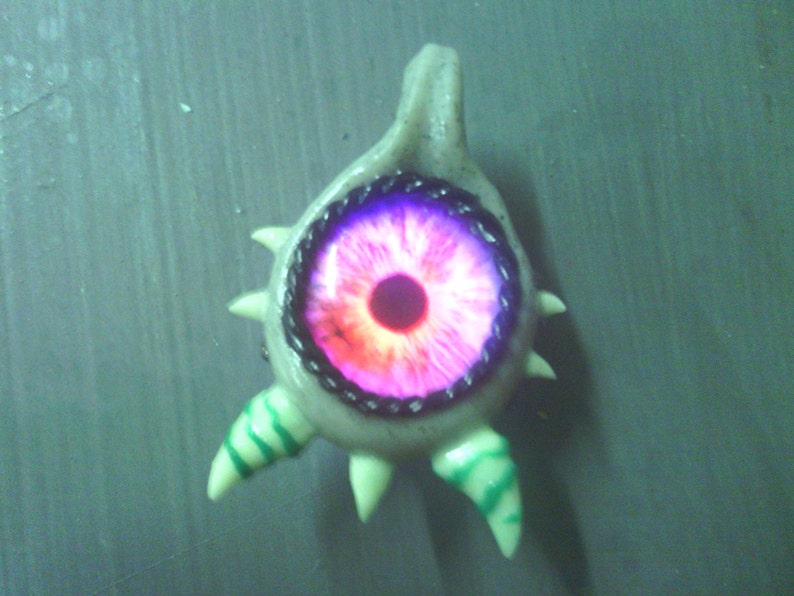 Tribal Light Up LED Third Eye Pendant with glow in the dark Etsy
