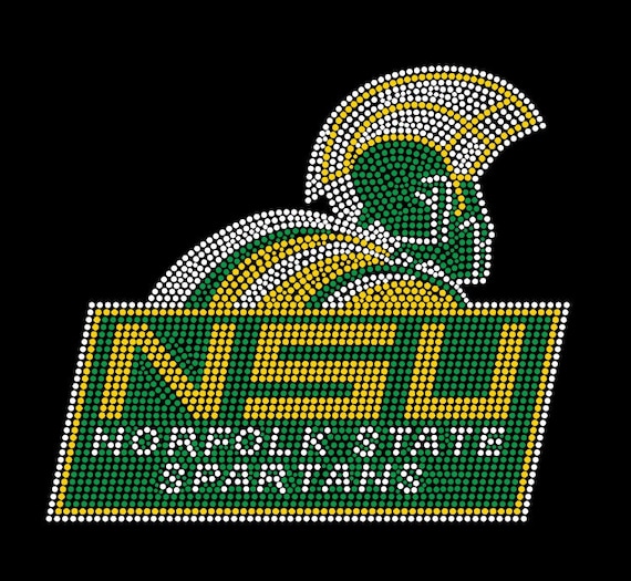 Nsu Norfolk State University Spartans Rhinestone Heat Transfer Etsy Nsu Norfolk State University Spartans Rhinestone Heat Transfer Etsy