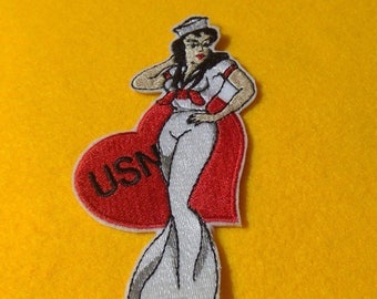 Pin Up, Navy, USN, Sailor, Girl, Woman, tattoo art, Military, Vintage, Sailors, Ships, Marine