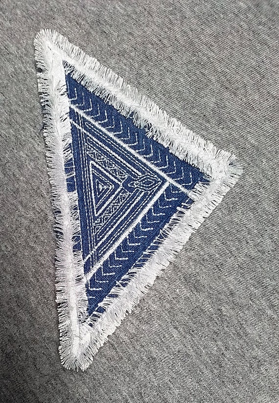 【EEUN】Western Fringe Patch Denim Denim Iron on Patch, Fringe, Western, Country, Jean Repair