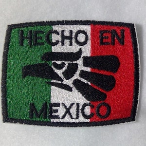 Patch écusson patche Mexique cactus Mexico thermocollant hotfix brodé badge 