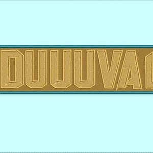 Duuuval, Duval, Jacksonville, iron on patch large