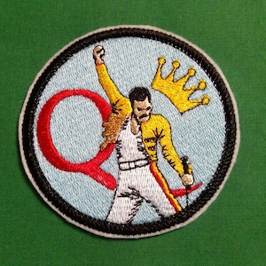 Queen patch, Freddie Mercury, patches for jackets, Rock, Music, Bands, Iron on, patch collectors