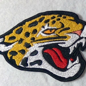 Jaguar, iron on patch, jungle cat, football, Mexican, Mayan,
