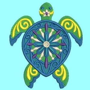 Sea Turtle, tribal, patch for jackets, embroidered, large tropical, beach. ocean
