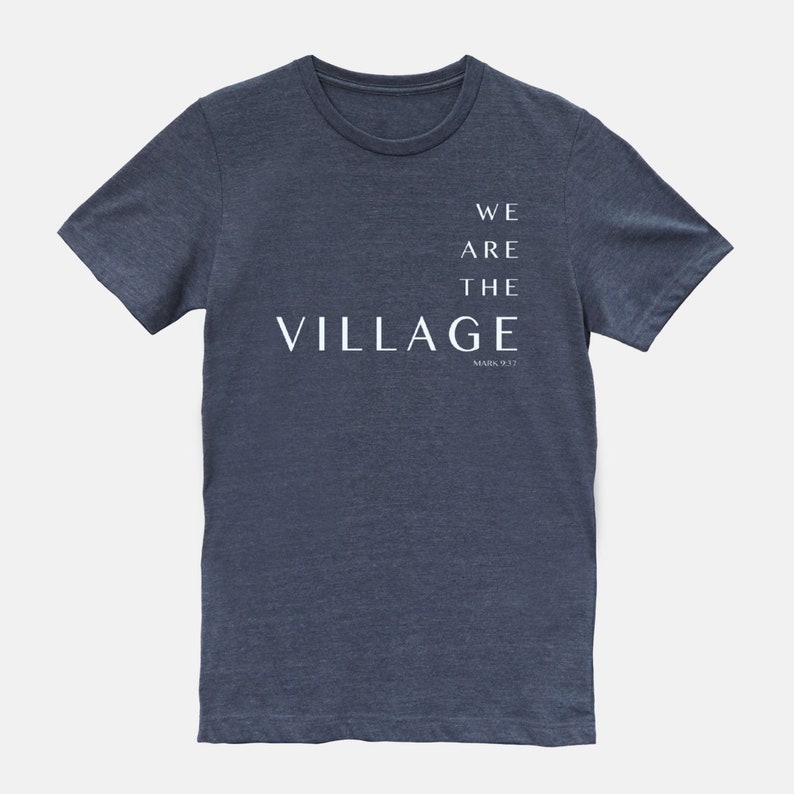 We are the Village short sleeve foster care adoption t-shirt | Etsy
