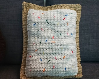 Pop Tart Crochet Pillow