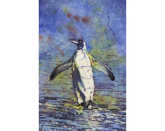インドネシア美術 – ニヴェン作オリジナルバティック絵画、ジョグ