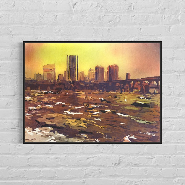 Richmond Va Skyline Etsy