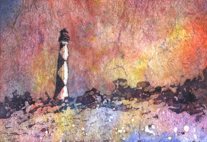 Cape Lookout Lighthouse Outer Banks North Carolina. Fine Art Etsy