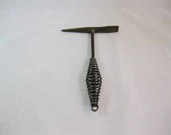 Old Tools, Steel Welding Chisel and Pick Hammer, Spring Handle