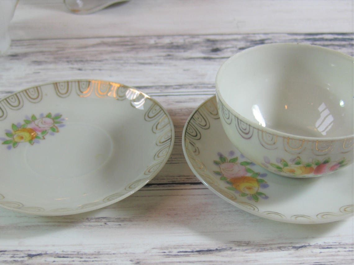 Children's China Tea Set Japanese Porcelain Etsy