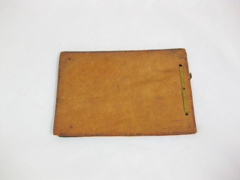 Vintage Souvenir Photo Album Painted Leather Photo Album Etsy